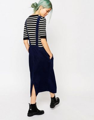 overall midi skirt