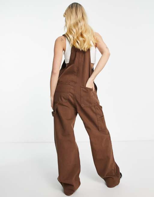 Pink Linen Overalls Leopard Print 6-8 XS SALE Ladies Dungarees