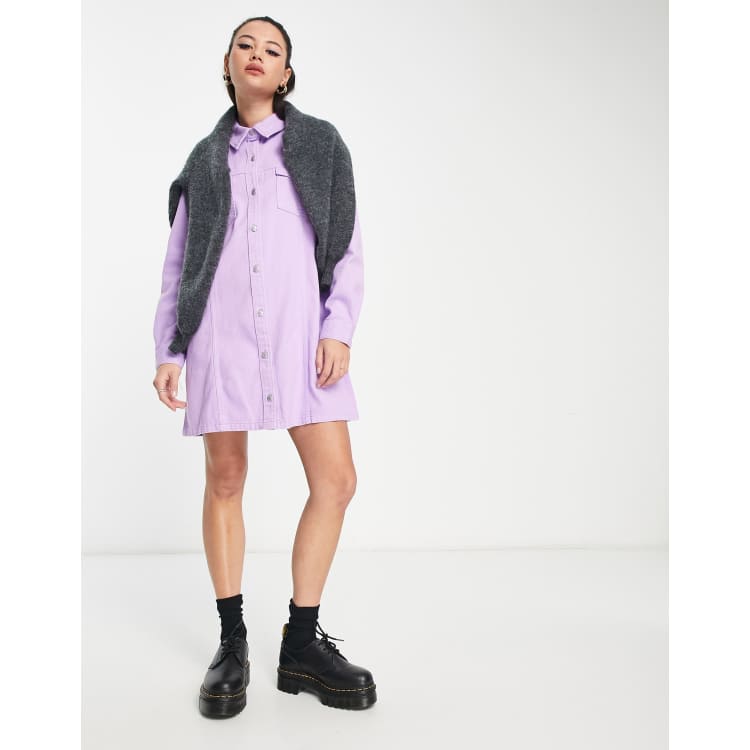 Lilac denim clearance dress