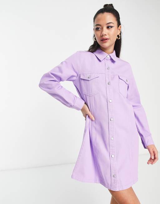 Lilac 2024 denim dress