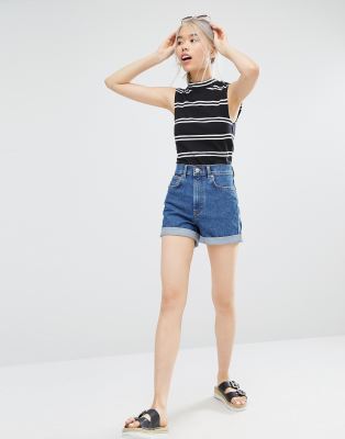 monki denim shorts