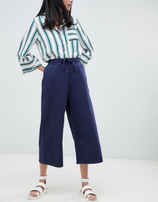 monki denim culottes