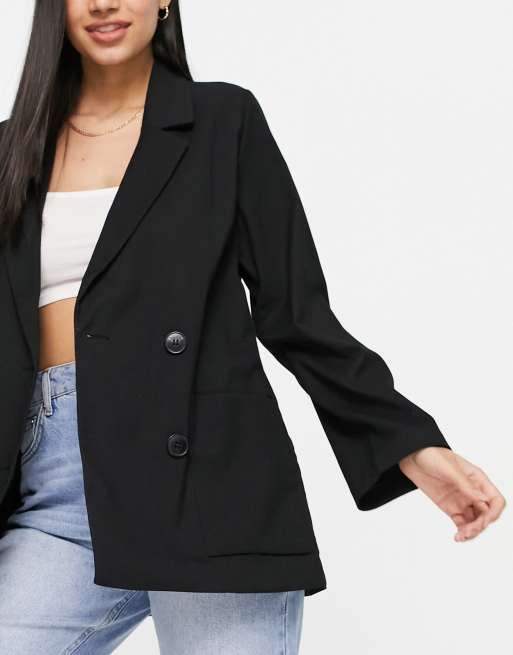 Monki black clearance blazer