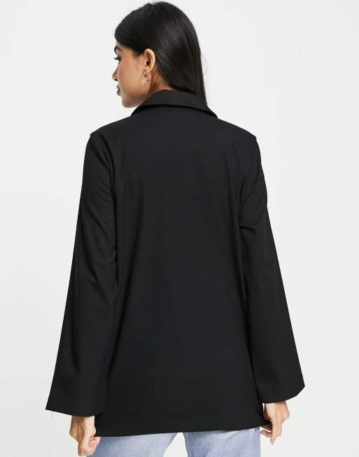 Monki black blazer best sale