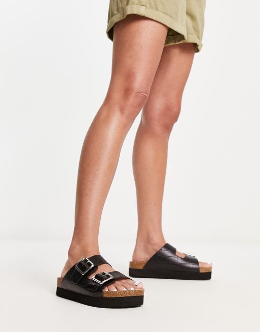 Monki slip on discount sandals