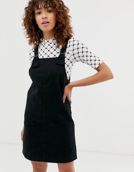 Monki 2024 dungaree dress