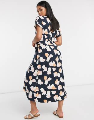 monki enlie wrap dress