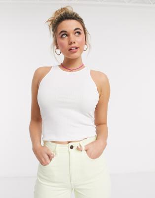 asos white tank top