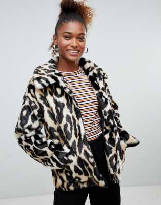 monki leopard jacket