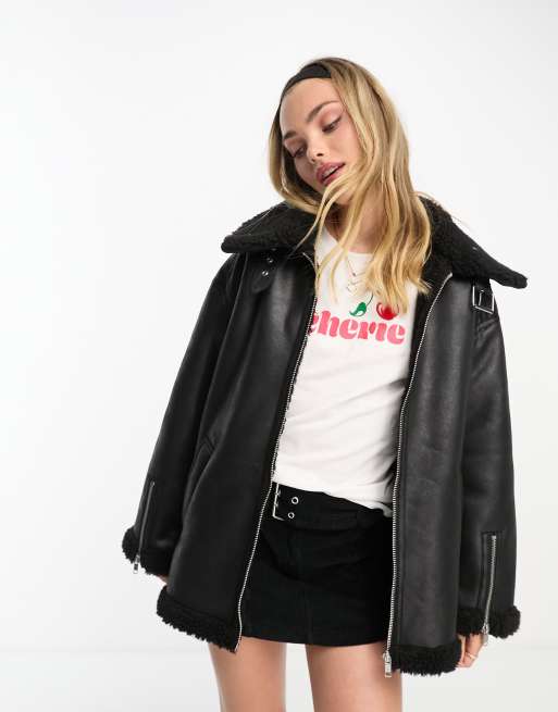 Monki black jacket hotsell