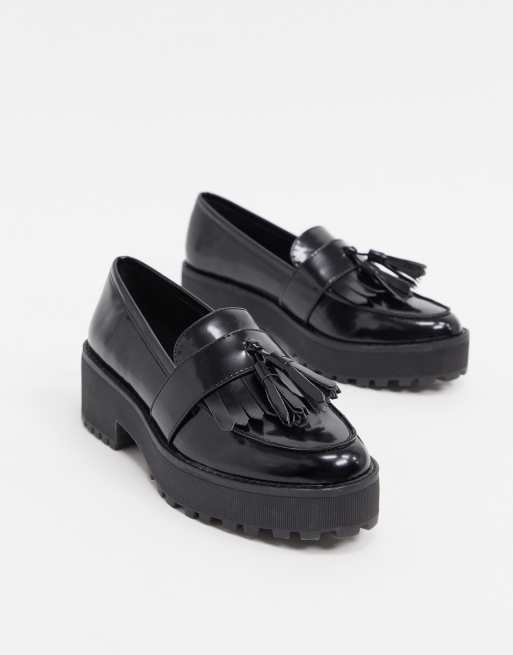 Asos store platform loafers