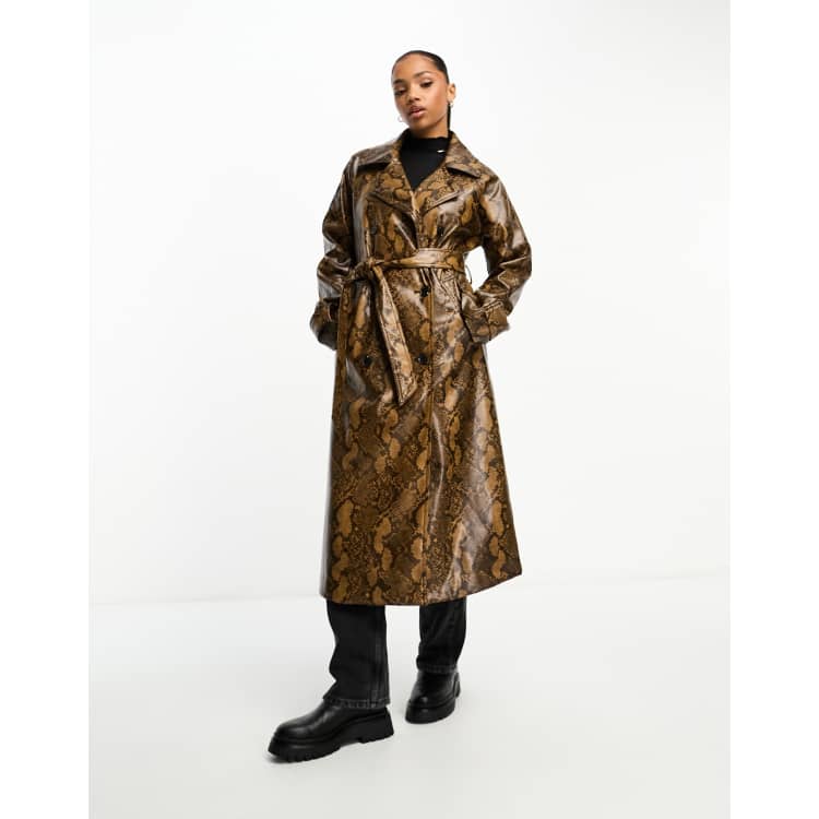 Snake best sale print raincoat