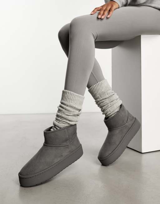 Grey ugg outlet shoes