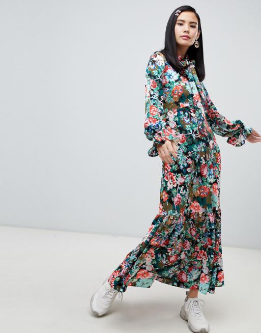 Monki cheap maxi dress