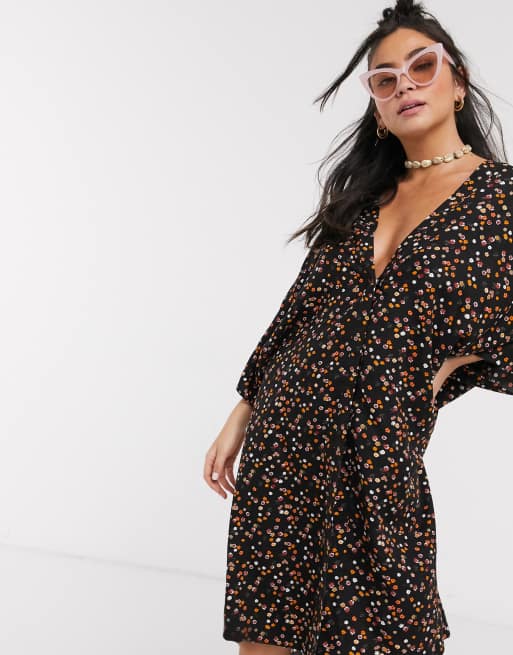 Asos cheap black kaftan