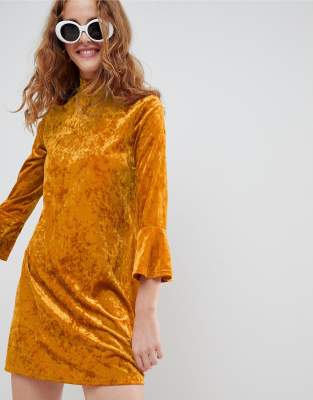 monki orange dress