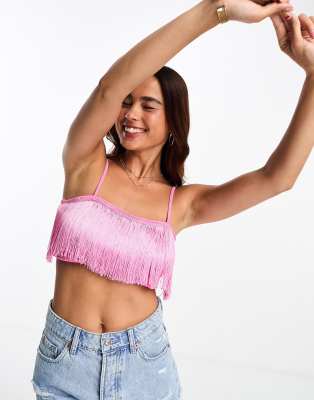 Favorite Fringe Pink Cami Top – Pink Attitude Boutique