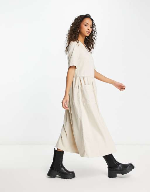 Monki midi shirt dress sale