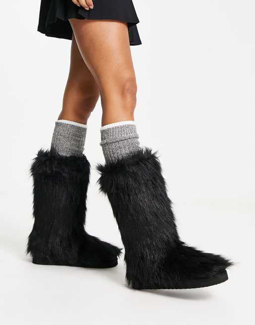 High furry boots sale