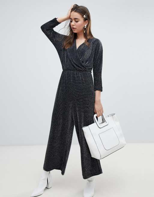 Monki sales glitter jumpsuit