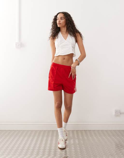 Monki halter neck wrap top with ruched sides in white, 4 of 4