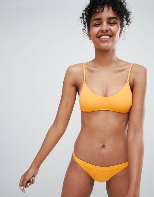 Monki - Bikini avec liens - Orange, 2 de 3