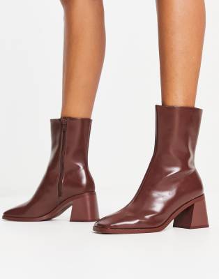 Monki store patent boots