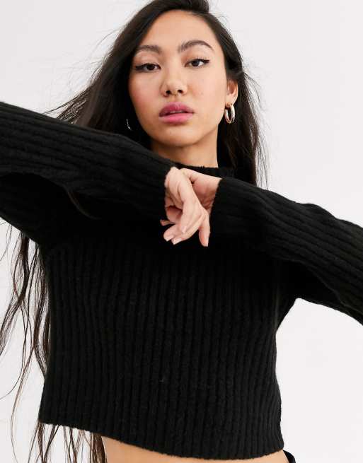 Monki discount cropped jumper