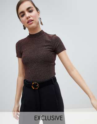 asos glitter top