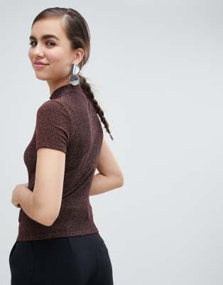 asos glitter top