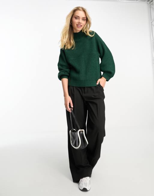 Monki shop green jumper