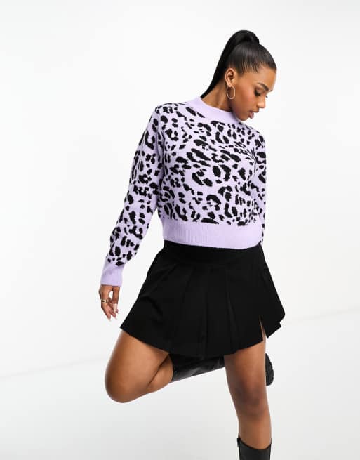 Leopard print jumper clearance asos