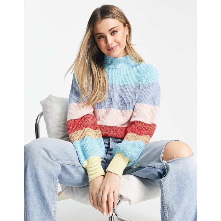 Monki on sale rainbow jumper