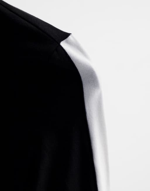 Monki high neck sporty top in black, 2 of 4