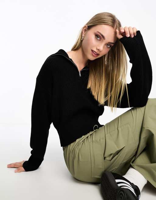 Monki best sale cropped hoodie