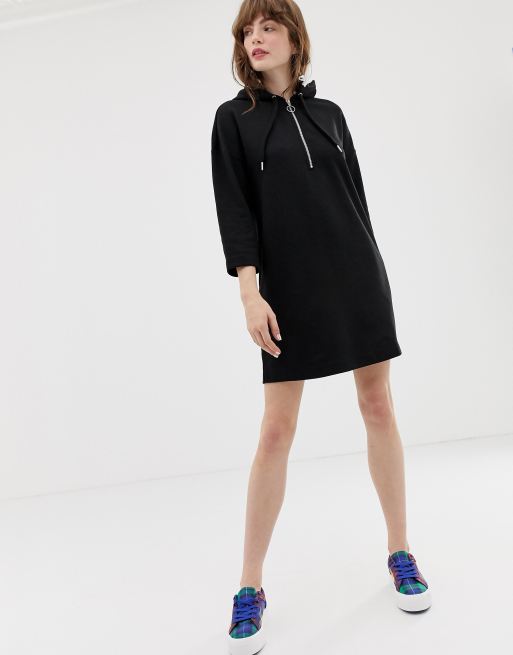 Black hooded hotsell jumper dress