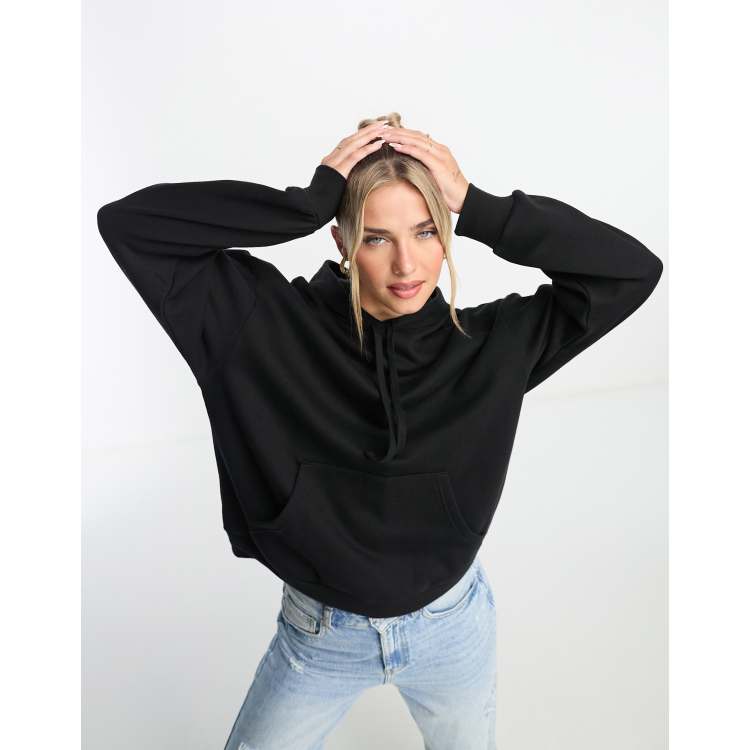 Monki store cropped hoodie