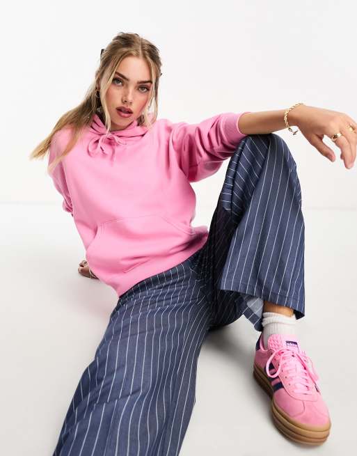 Monki hoodie in pink