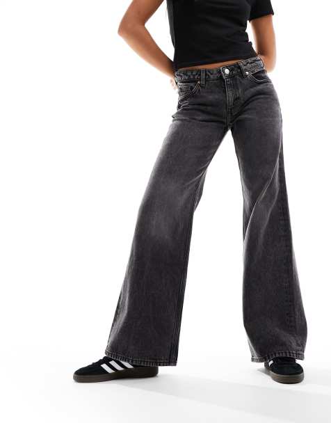 Monki - Imoo - Jean taille basse - Noir - view 1