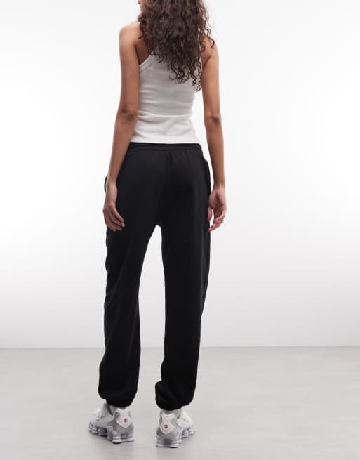 Monki - Joggingbroek met elastische onderkant in zwart, 2 van 5
