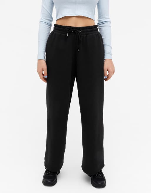 Monki - Kajsa - Jogger large en coton - Noir - BLACK