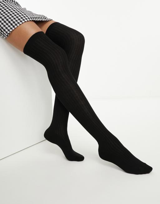 Urban Outfitters Bow-trimmed Fishnet Tight in Black