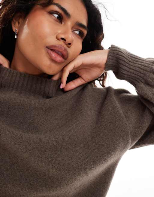 ABYTS MOLE CABLE TURTLE NECK KNIT ブラウン MOLE CABLE TURTLE NECK KNIT – ABYTS