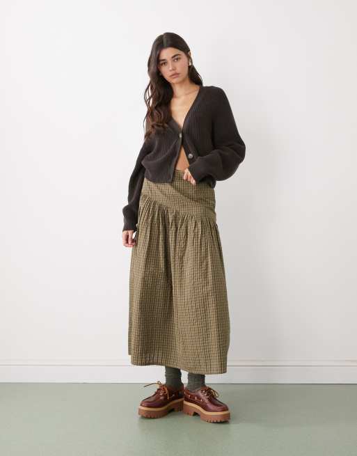 Monki knitted cardigan in charcoal grey, 2 of 4