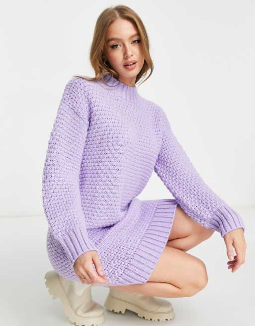 Purple sweater sale dresses