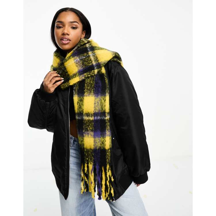 Yellow black sale scarf