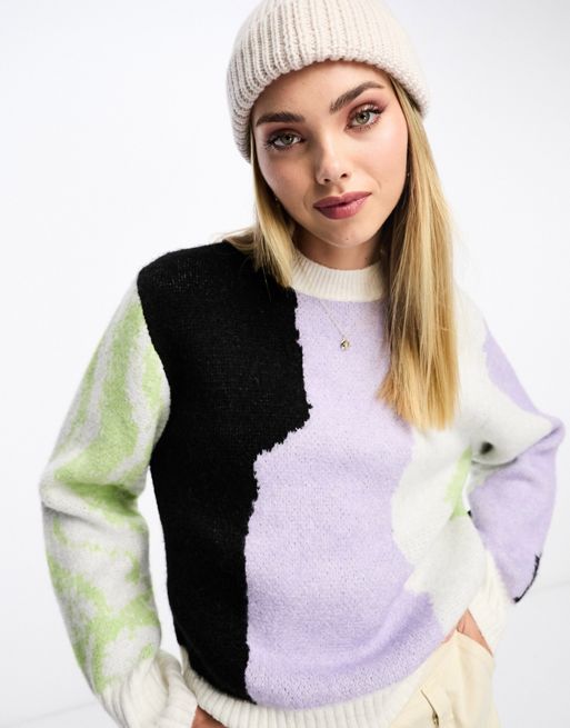 Parisian Collage Jacquard Hoodie - Luxury Knitwear and Sweatshirts
