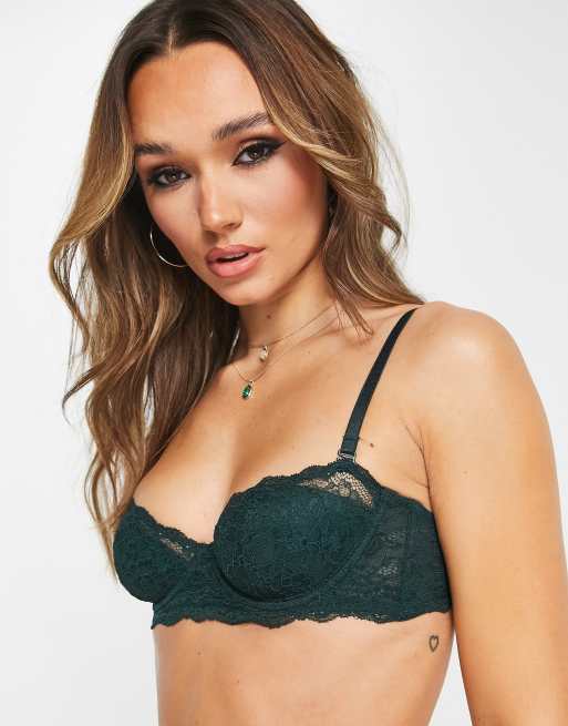 Monki Lace Cross Back Bralette