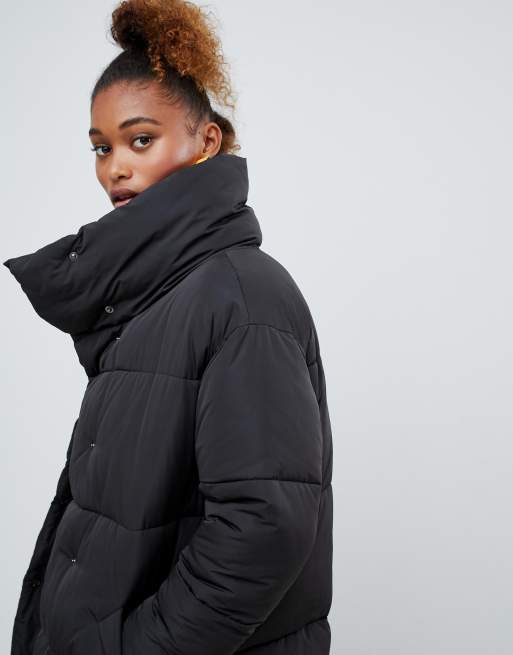 Monki – Lang geschnittene Steppjacke, 3 von 4