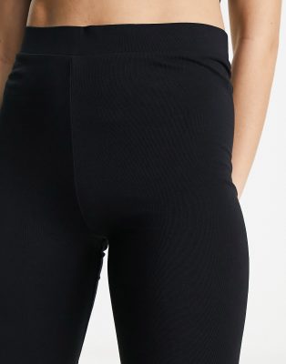 HIGH WAIST SHORT LEGGINGS SCHWARZ